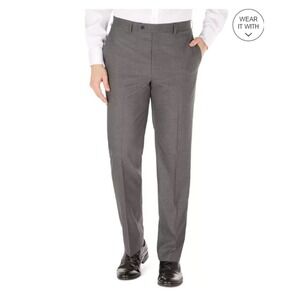 Lauren Ralph Lauren Grey Norton Ultraflex Dress Pants NEW  Mens 36x30